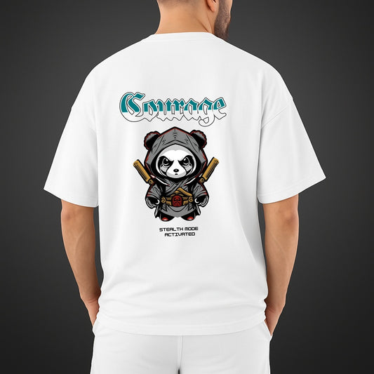 "Courage" Oversized Relaxed fit Cotton T-Shirt