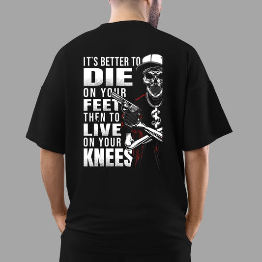 "DIE" Oversized T-Shirt – Relaxed fit