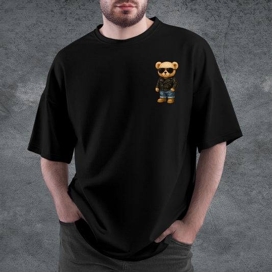 "Hey Bro" Oversized Relaxed fit T-Shirt