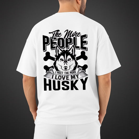 "Husky" Oversized Relaxed fit T-Shirt