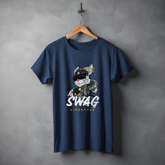 Clophic Swag Regular fit Raound Neck Unisex T-Shirts