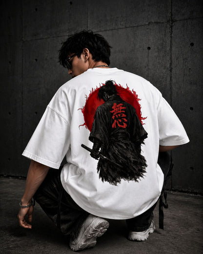 Shadow Ronin Oversized Black T-Shirt for Men