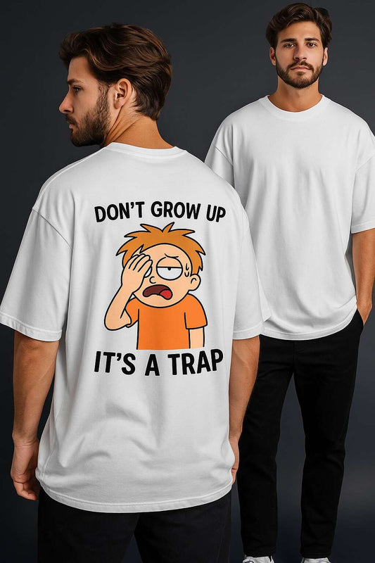 "Don't Grow Up" Oversized Relaxed fit T-Shirt